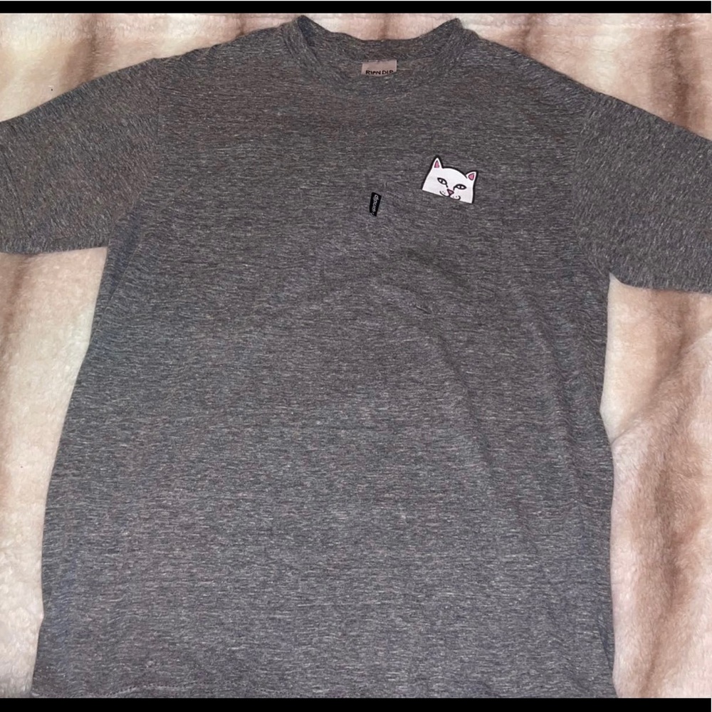 Grey, RipnDip tee
